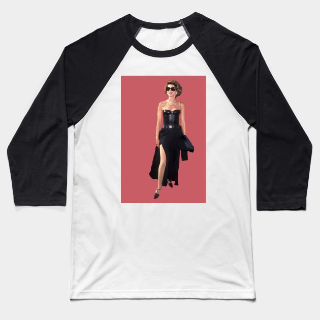 Badass Chrisitine Baranski Baseball T-Shirt by baranskini